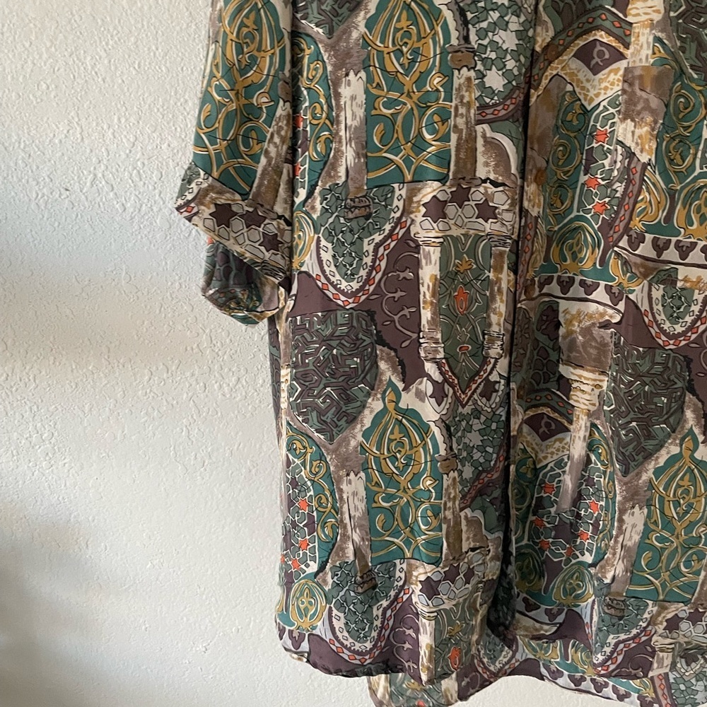 Silk Button Down - image 5